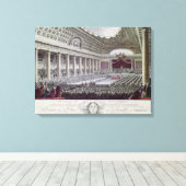 Opening van de generaal van de staten te Versaille Canvas Afdruk (Insitu (Houten vloer))