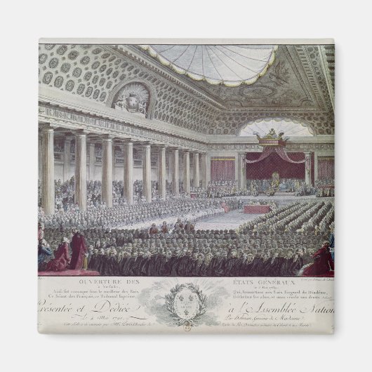 Opening van de generaal van de staten te Versaille Magneet (Voorkant)