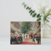 Opening van de Grote tentoonstelling 1851-52 Briefkaart (Staand voorkant)