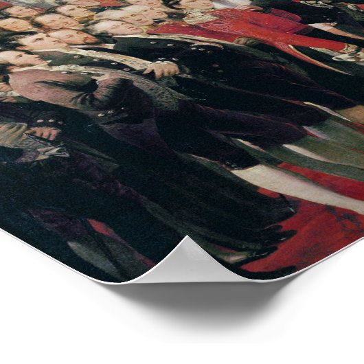 Opening van de Grote tentoonstelling 1851-52 Poster (Hoek)