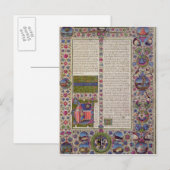 Opening van de woorden van Leviticus Briefkaart (Voorkant / Achterkant)