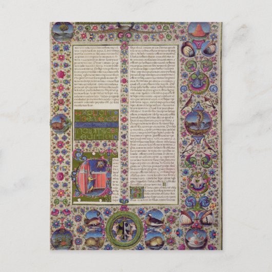 Opening van de woorden van Leviticus Briefkaart (Voorkant)