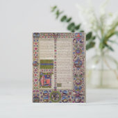 Opening van de woorden van Leviticus Briefkaart (Staand voorkant)