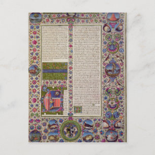 Opening van de woorden van Leviticus Briefkaart