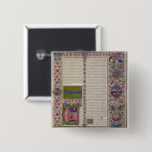Opening van de woorden van Leviticus Vierkante Button 5,1 Cm (Voorkant /achterkant)