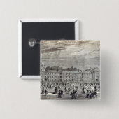 Opening van het Keble College, Oxford Vierkante Button 5,1 Cm (Voorkant /achterkant)