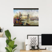 Opening van Tower Bridge Londen 1895 Poster (Thuiskantoor)