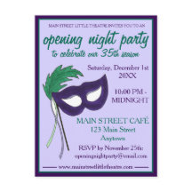 Openingsavond Drama Club Maskerade Masker Party