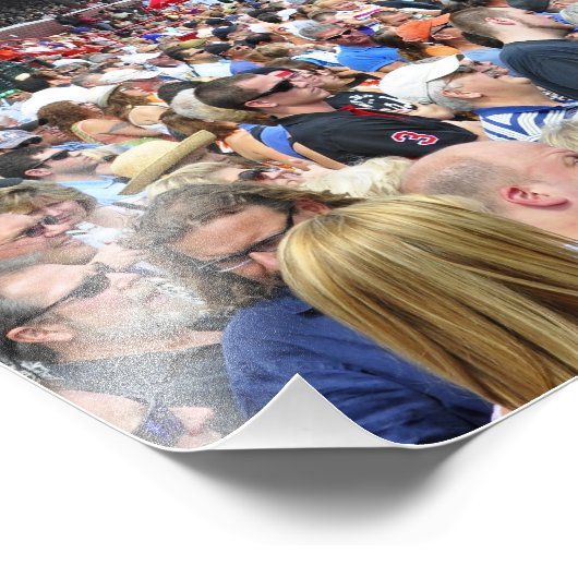 Openingsdag in de ruimte foto afdruk (Hoek)