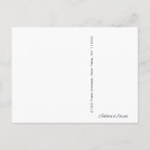 Openingsdeuren ~ Briefkaart/uitnodigingen Uitnodiging Briefkaart (Achterkant)