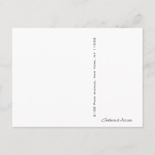 Openingsdeuren ~ Briefkaart/uitnodigingen Uitnodiging Briefkaart (Achterkant)