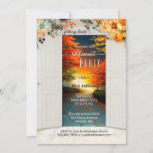 Openingsdeuren Herfst Pensioen Partij Kaart (Voorkant)