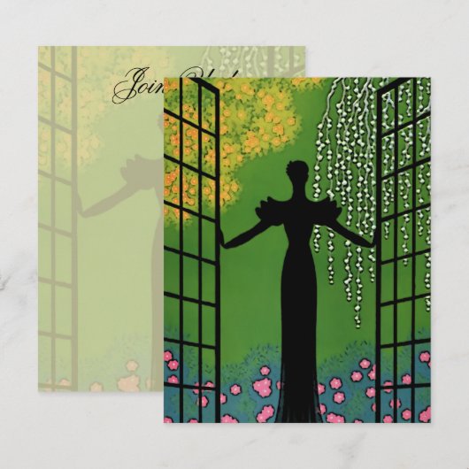 Openingsdeuren ~ Uitnodigingen (Voorkant / Achterkant)