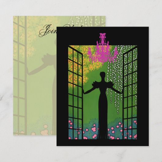 Openingsdeuren ~ Uitnodigingen (Voorkant / Achterkant)