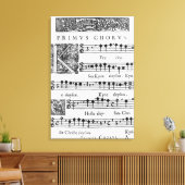 Openingspagina van de Mass for Double Choir Canvas Afdruk (Insitu (Woonkamer))