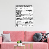 Openingspagina van de Mass for Double Choir Canvas Afdruk (Insitu (Woonkamer))