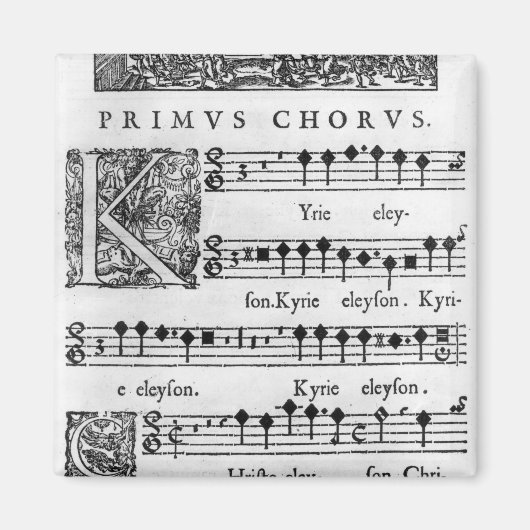 Openingspagina van de Mass for Double Choir Magneet (Voorkant)