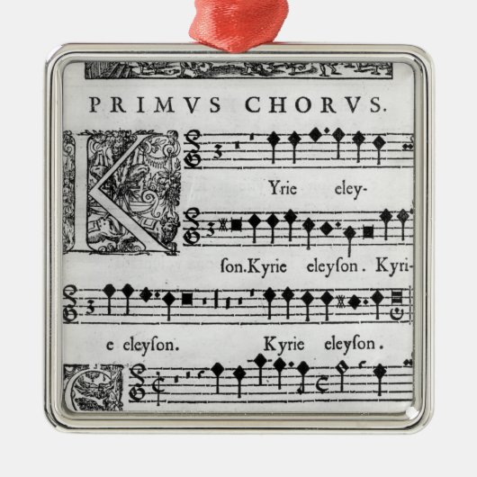 Openingspagina van de Mass for Double Choir Metalen Ornament (Voorkant)