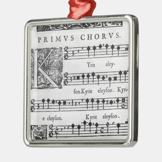 Openingspagina van de Mass for Double Choir Metalen Ornament (Links)