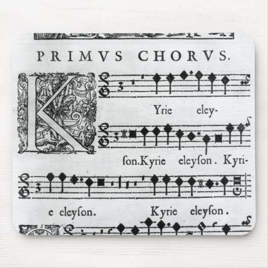 Openingspagina van de Mass for Double Choir Muismat (Voorkant)