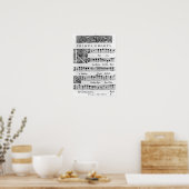 Openingspagina van de Mass for Double Choir Poster (Keuken)