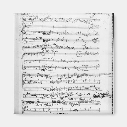 Openingspagina van de score "Les Paladins" Magneet (Voorkant)