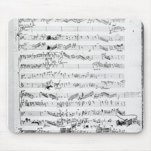 Openingspagina van de score "Les Paladins" Muismat (Voorkant)