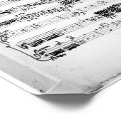 Openingspagina van de score "Les Paladins" Poster (Hoek)