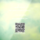 Openingstijden afspraak alleen welkom raamsticker (Vel 3)