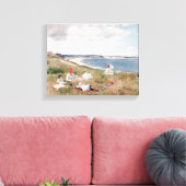 Openingstijden door William Merritt Chase Canvas Afdruk (Insitu (Woonkamer))