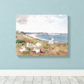 Openingstijden door William Merritt Chase Canvas Afdruk (Insitu (Houten vloer))