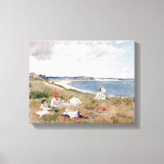Openingstijden door William Merritt Chase Canvas Afdruk