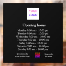 Openingstijden uren dag bedrijfsopslag winkel hote