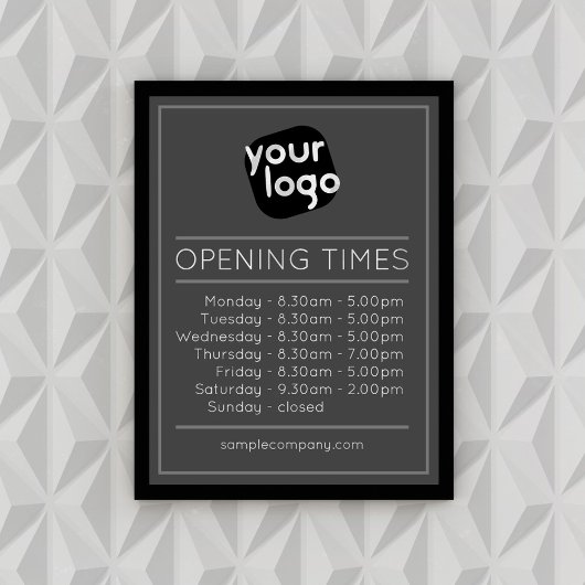 openingstijden voor Logo- en tekstbedrijven Perfect Poster
