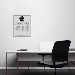  openingstijden voor Logo- en tekstbedrijven Sticker
