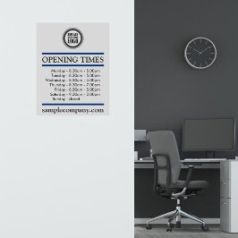  openingstijden voor Logo- en tekstbedrijven Sticker
