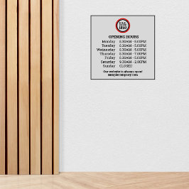  openingstijden voor Logo- en tekstbedrijven Sticker