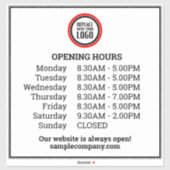  openingstijden voor Logo- en tekstbedrijven Sticker (Vel)