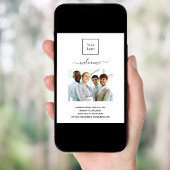 Openingstijden voor zakelijke logo poster