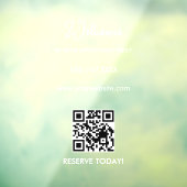 Openingstijden Welkom Raamsticker deur (Vel 3)