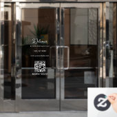 Openingstijden Welkom Raamsticker deur (Kantoordeur)