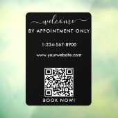 Openingsuren Afspraak Welkom Raamsticker (Vel 3)