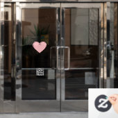 Openingsuren Alleen Na Afspraak Bobby Pins Raamsticker (Kantoordeur)