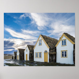 Openluchtmuseum van Glaumbaer Poster