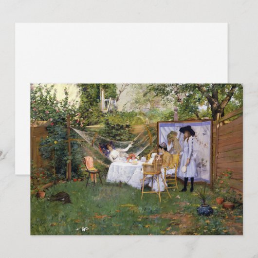 openluchtontbijt | William Merritt Chase (Voorkant / Achterkant)