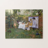 openluchtontbijt | William Merritt Chase Legpuzzel (Horizontaal)