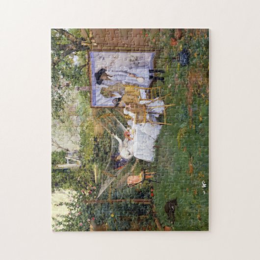 openluchtontbijt | William Merritt Chase Legpuzzel (Verticaal)