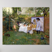 openluchtontbijt | William Merritt Chase Poster (Voorkant)