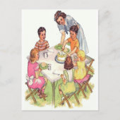  openluchtpartij uitnodiging briefkaart (Voorkant)