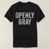 Openly Gray T-shirt (Design voorkant)